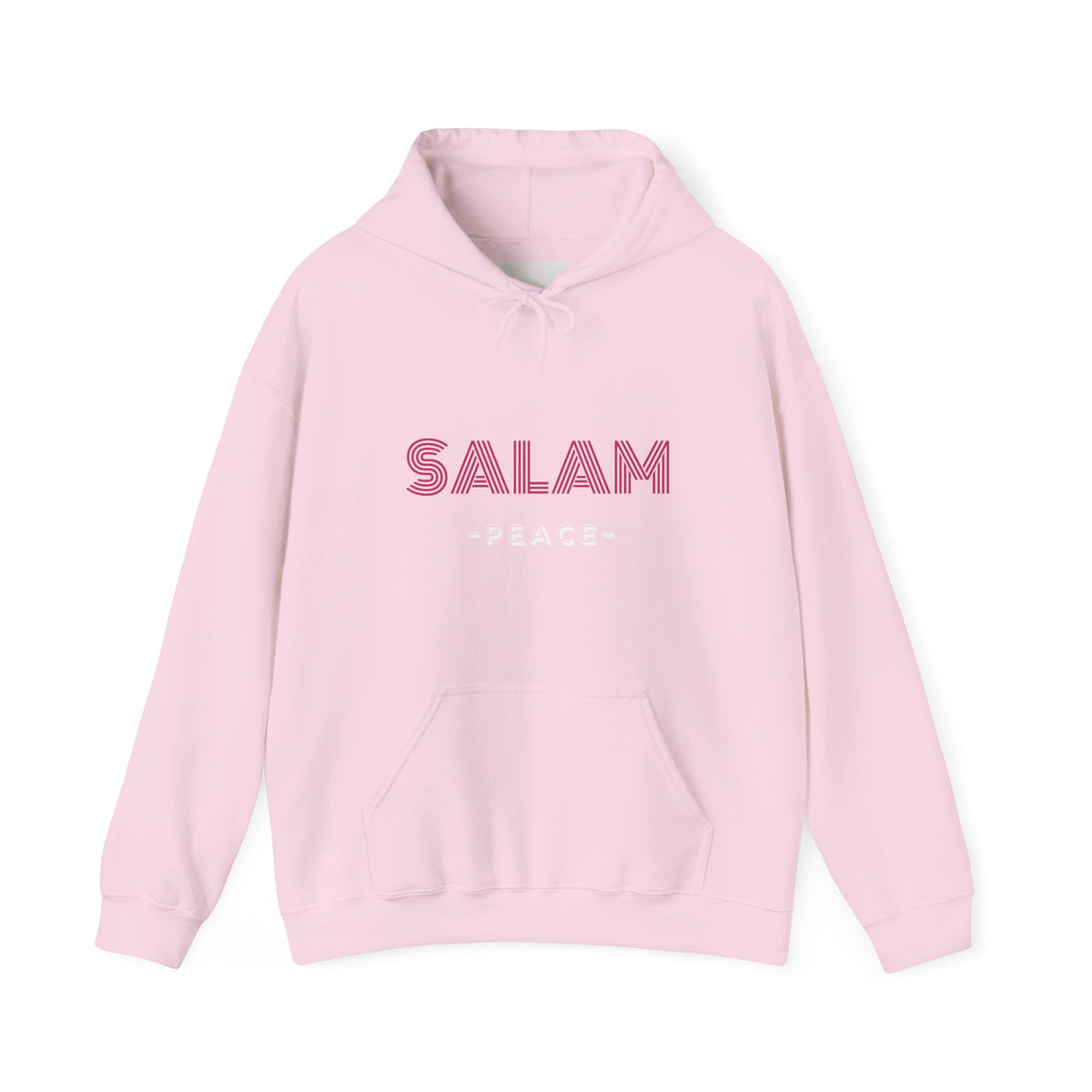 Salam Peace Hoodie — 'SALAM' Typography Peaceful Message Sweatshirt