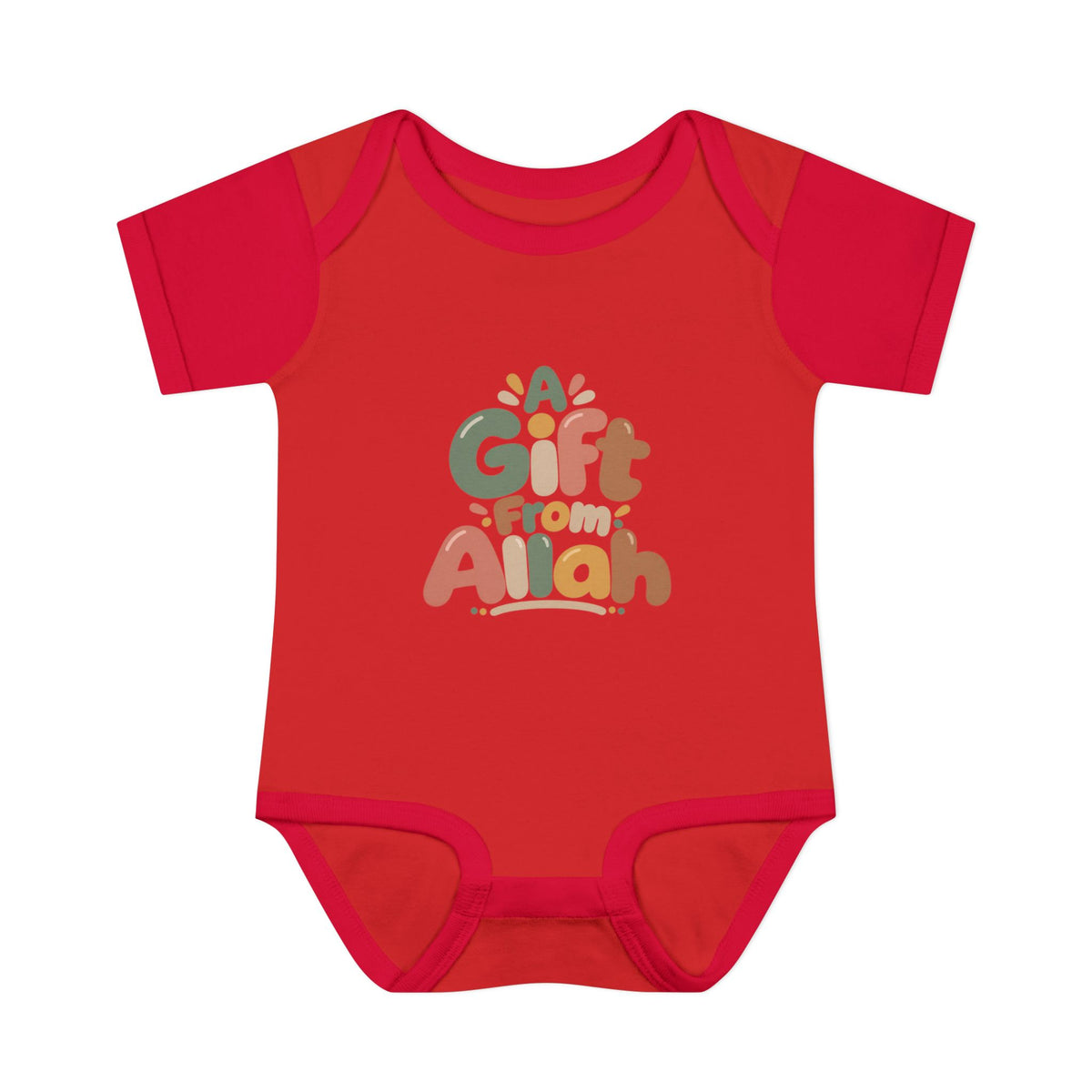 Infant Bodysuit — "A Gift From Allah" Baby Onesie, Islamic Newborn Gift