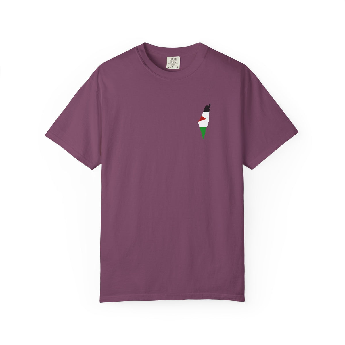 Palestine Map T-Shirt — Minimal Solidarity Tee
