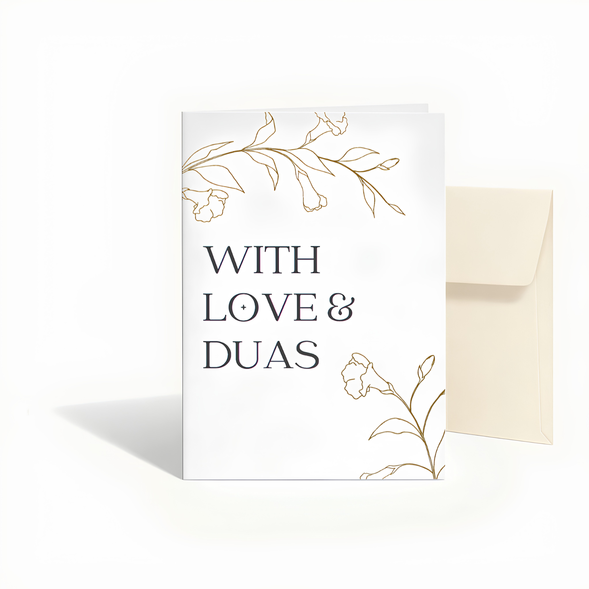 With Love & Du’as Islamic Greeting Card