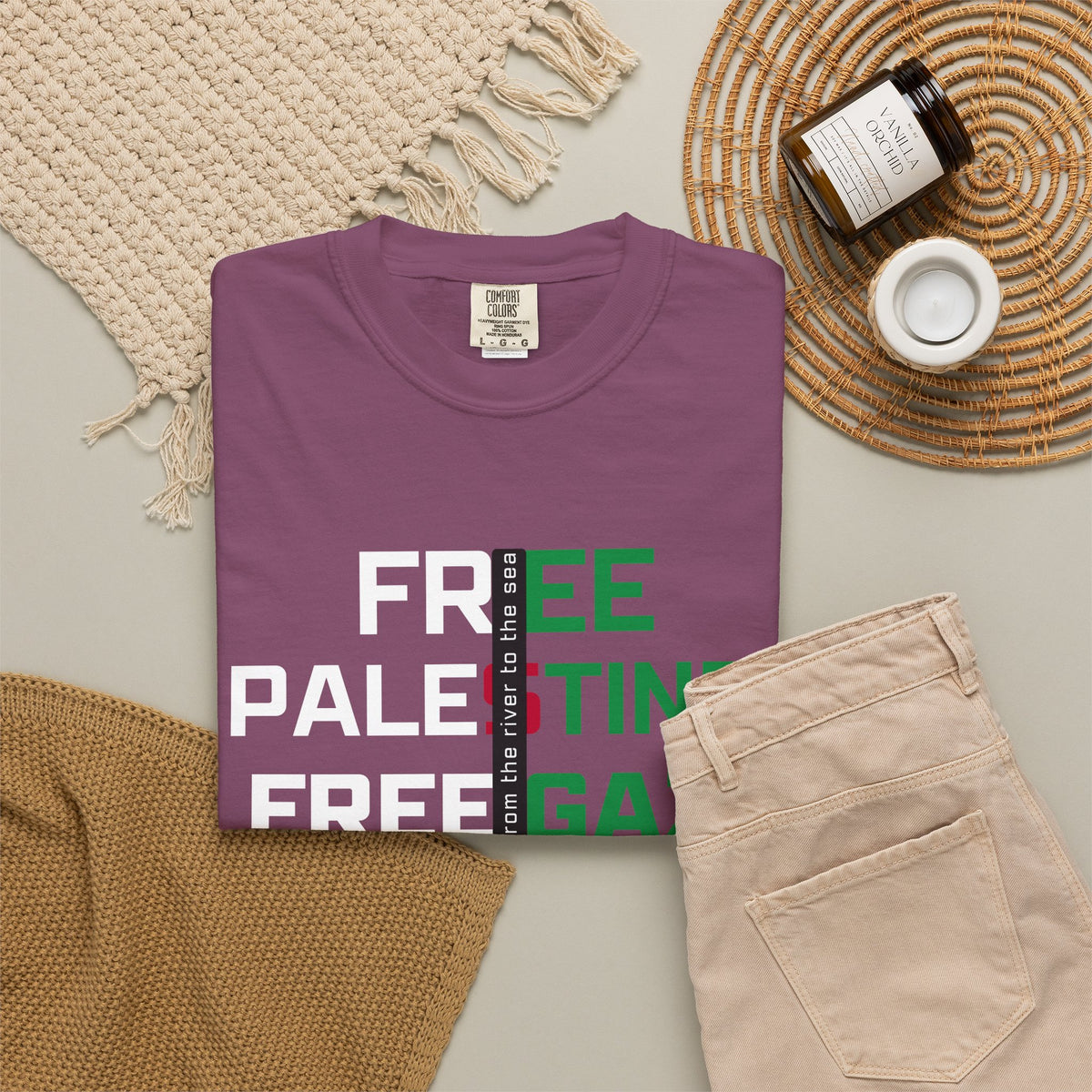 Free Palestine Free Gaza T-Shirt — Political Solidarity Tee