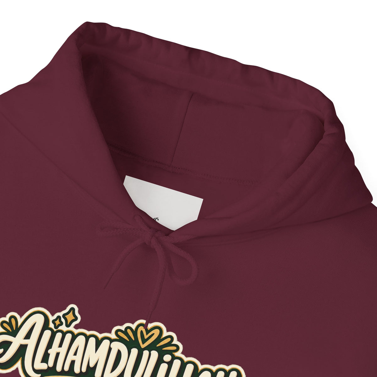 Alhamdulillah Hoodie — 'Through Every Chapter' Inspirational Islamic Pullover