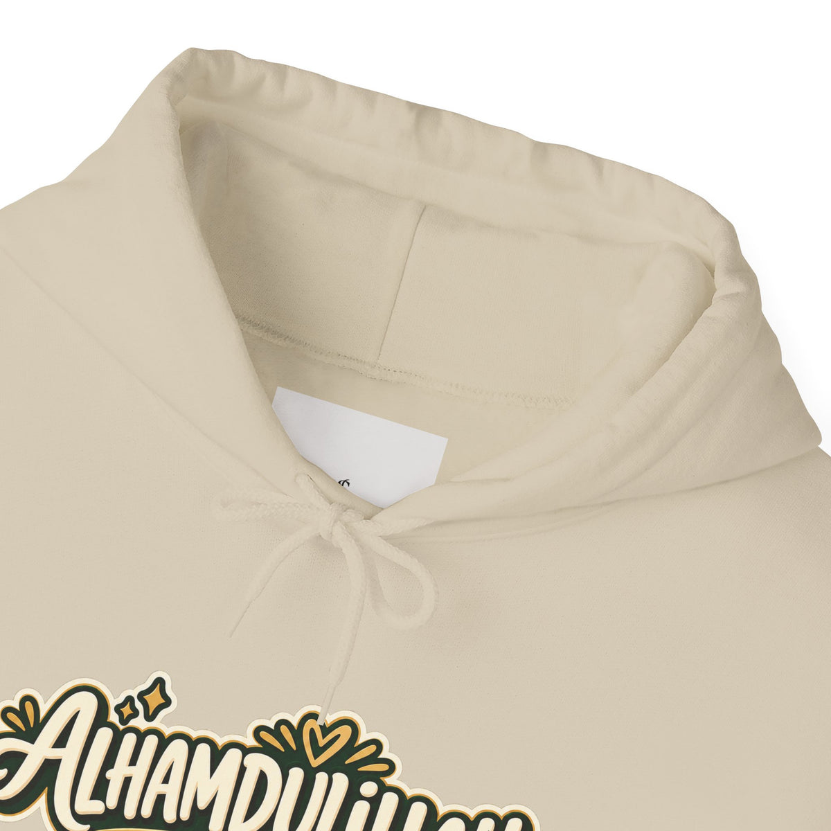 Alhamdulillah Hoodie — 'Through Every Chapter' Inspirational Islamic Pullover