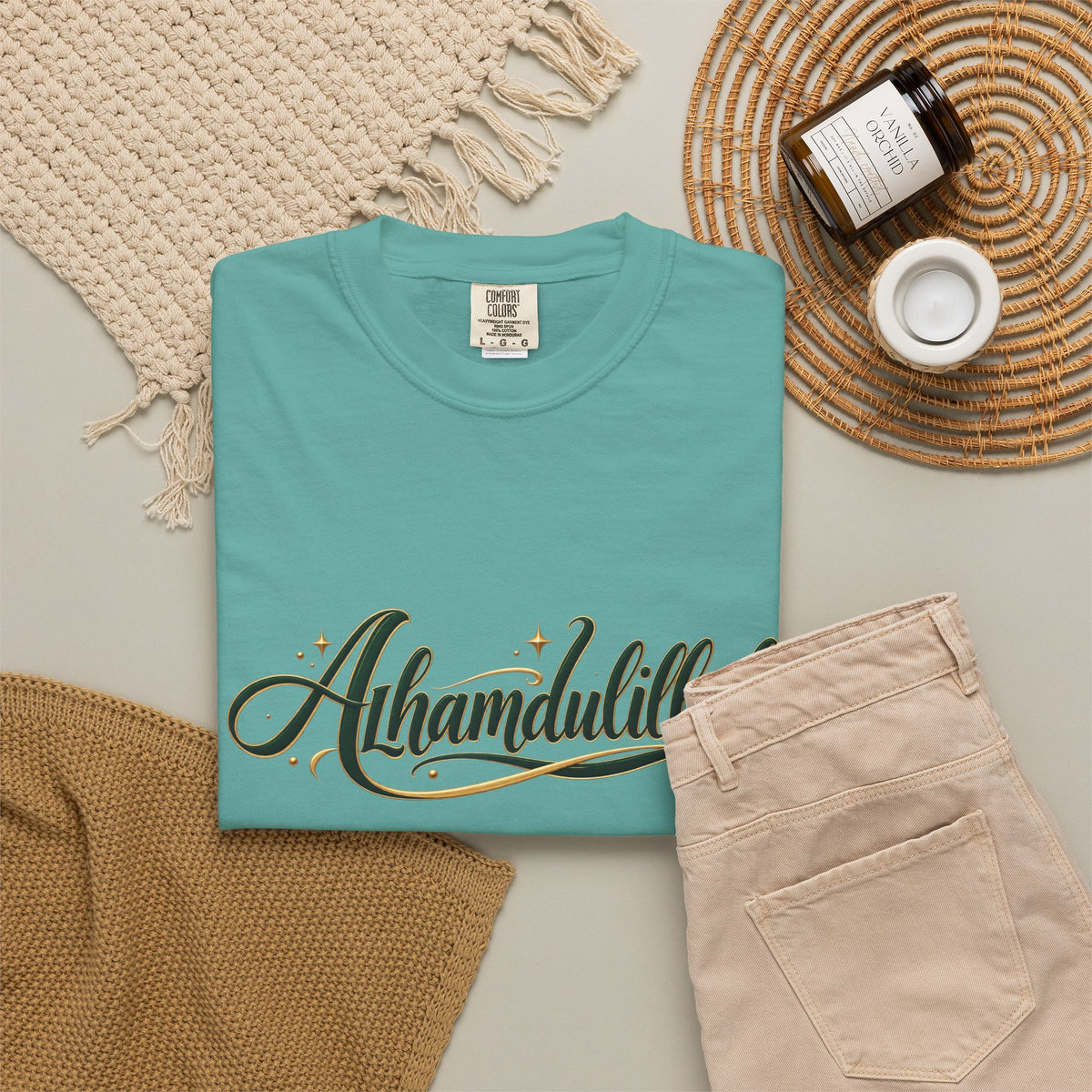 Alhamdulillah Script T-Shirt