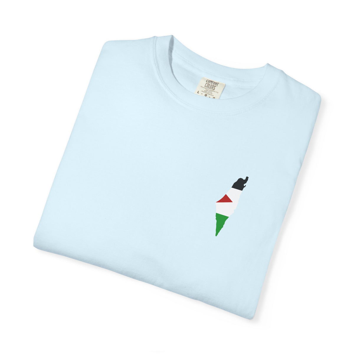 Palestine Map T-Shirt — Minimal Solidarity Tee