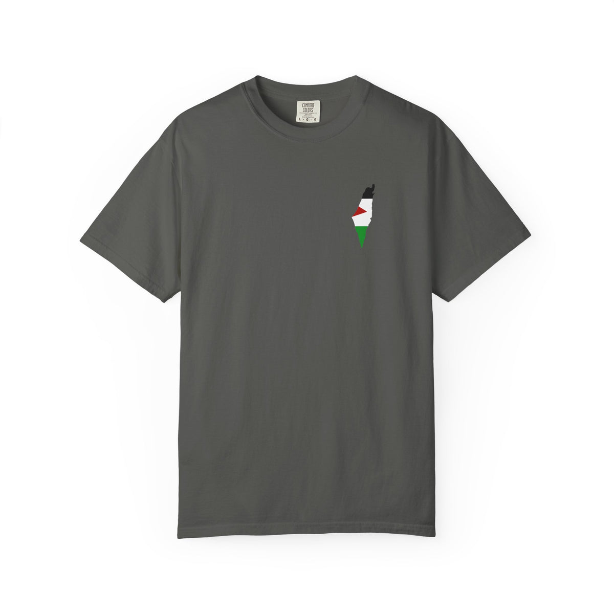 Palestine Map T-Shirt — Minimal Solidarity Tee