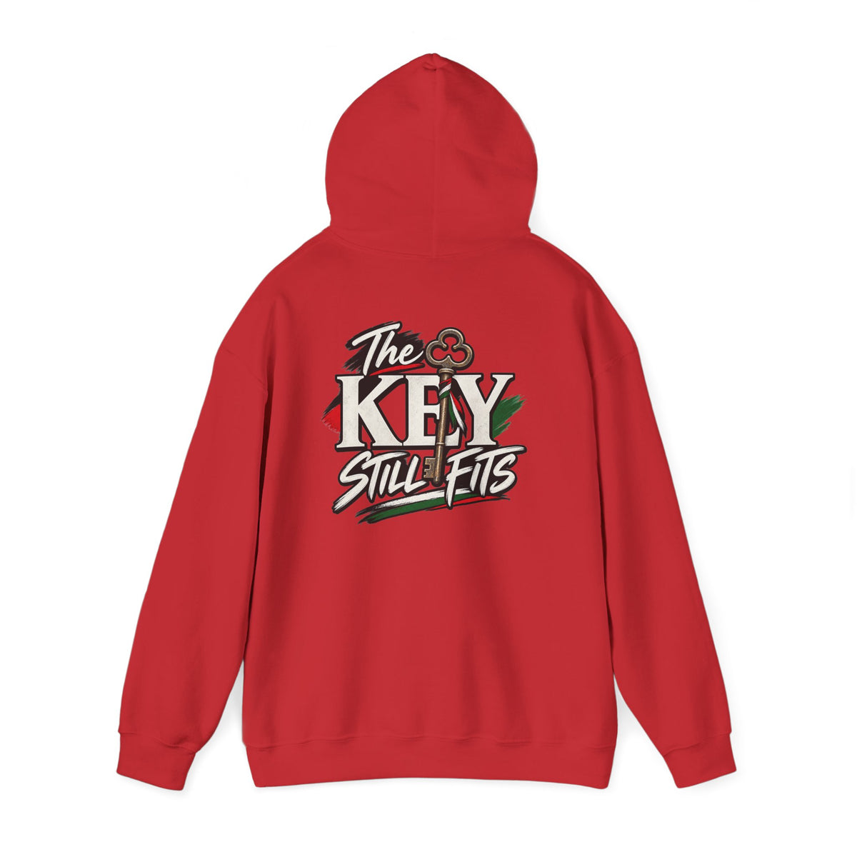 Hoodie — 'The Key Still Fits' Retro Script Logo Pullover