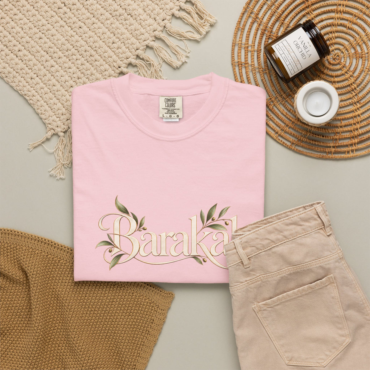 Barakah Floral Script T-Shirt