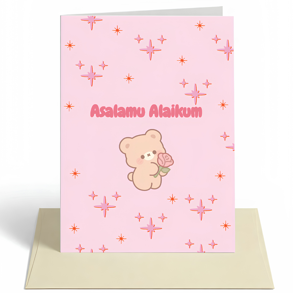 Asalamu Alaikum Islamic Greeting Card
