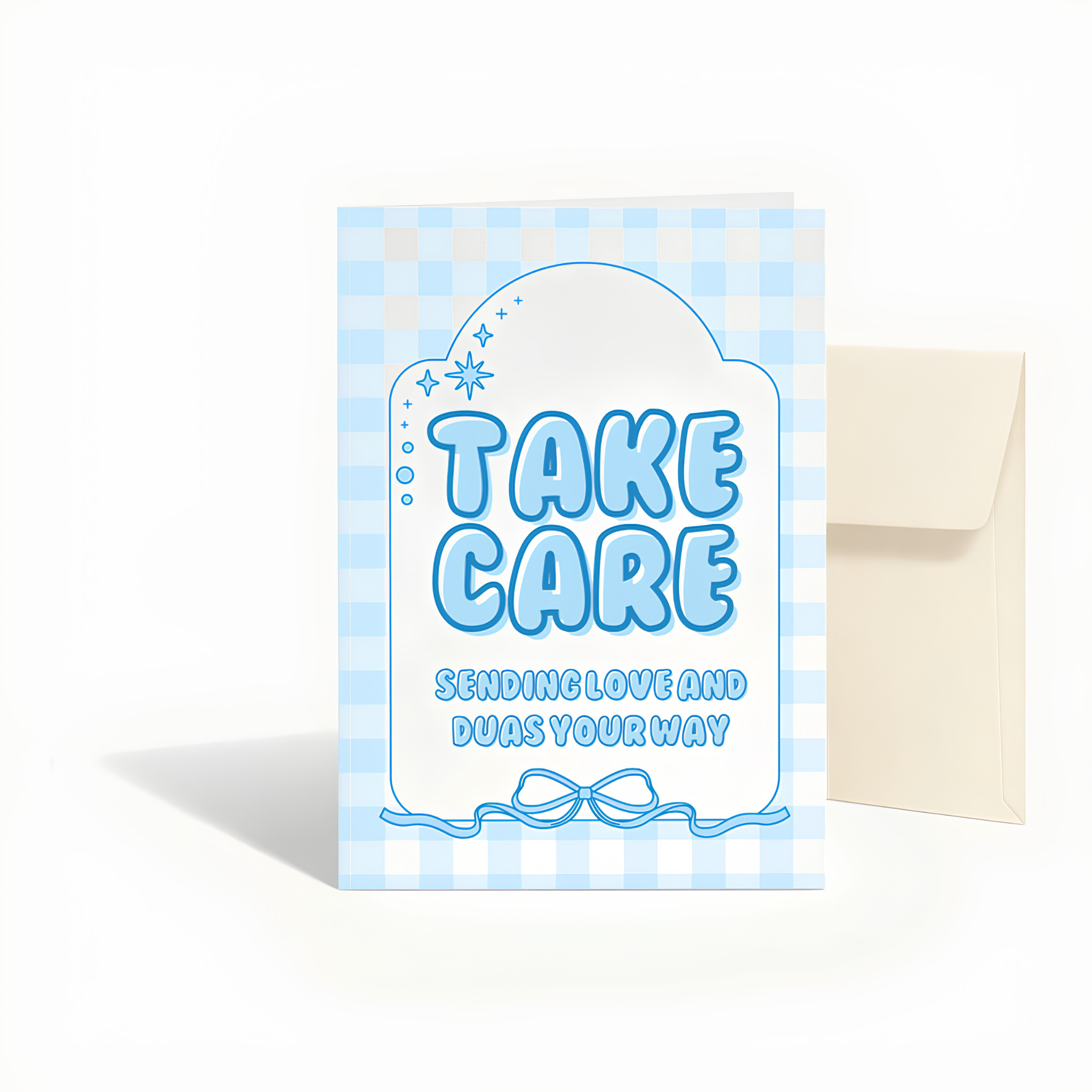 Take Care Sending Love and Du’as Islamic Greeting Card