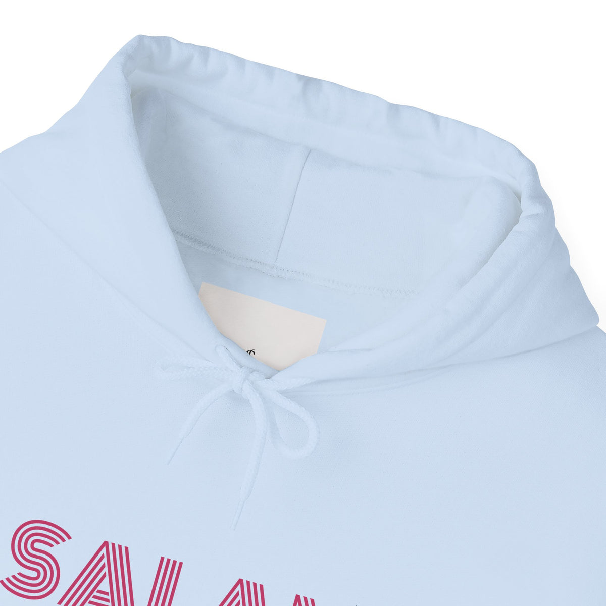 Salam Peace Hoodie — 'SALAM' Typography Peaceful Message Sweatshirt