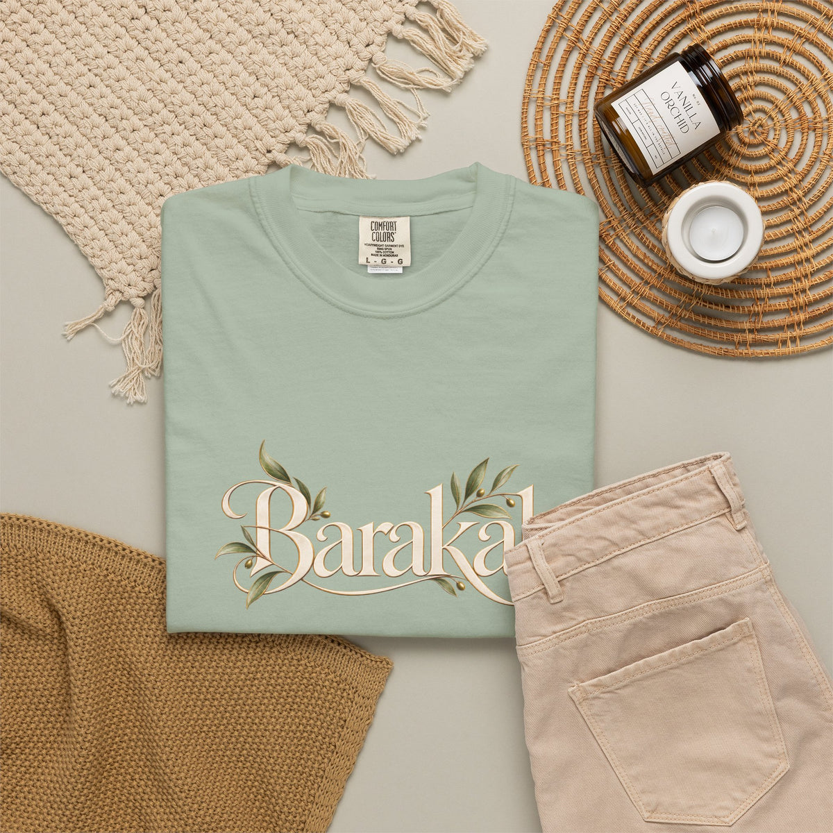Barakah Floral Script T-Shirt