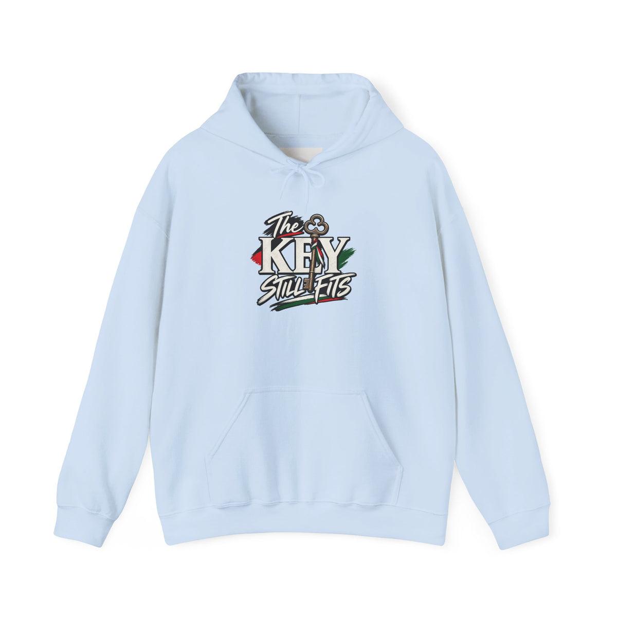 Hoodie — 'The Key Still Fits' Retro Script Logo Pullover