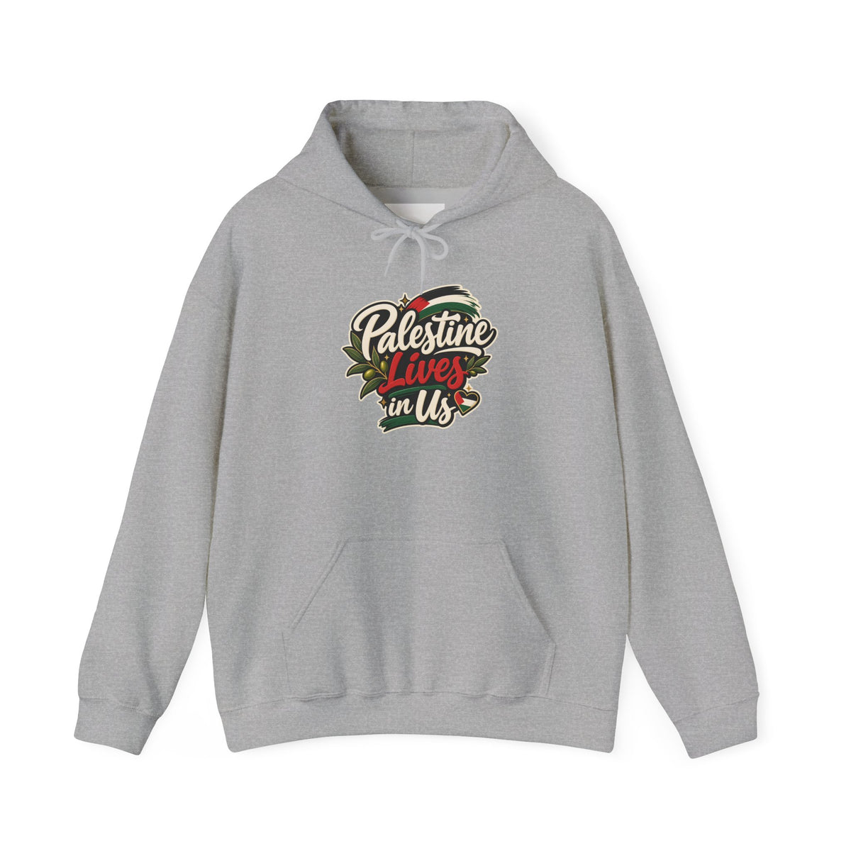 Hoodie — "Palestine Lives in Us" Graphic Hoodie