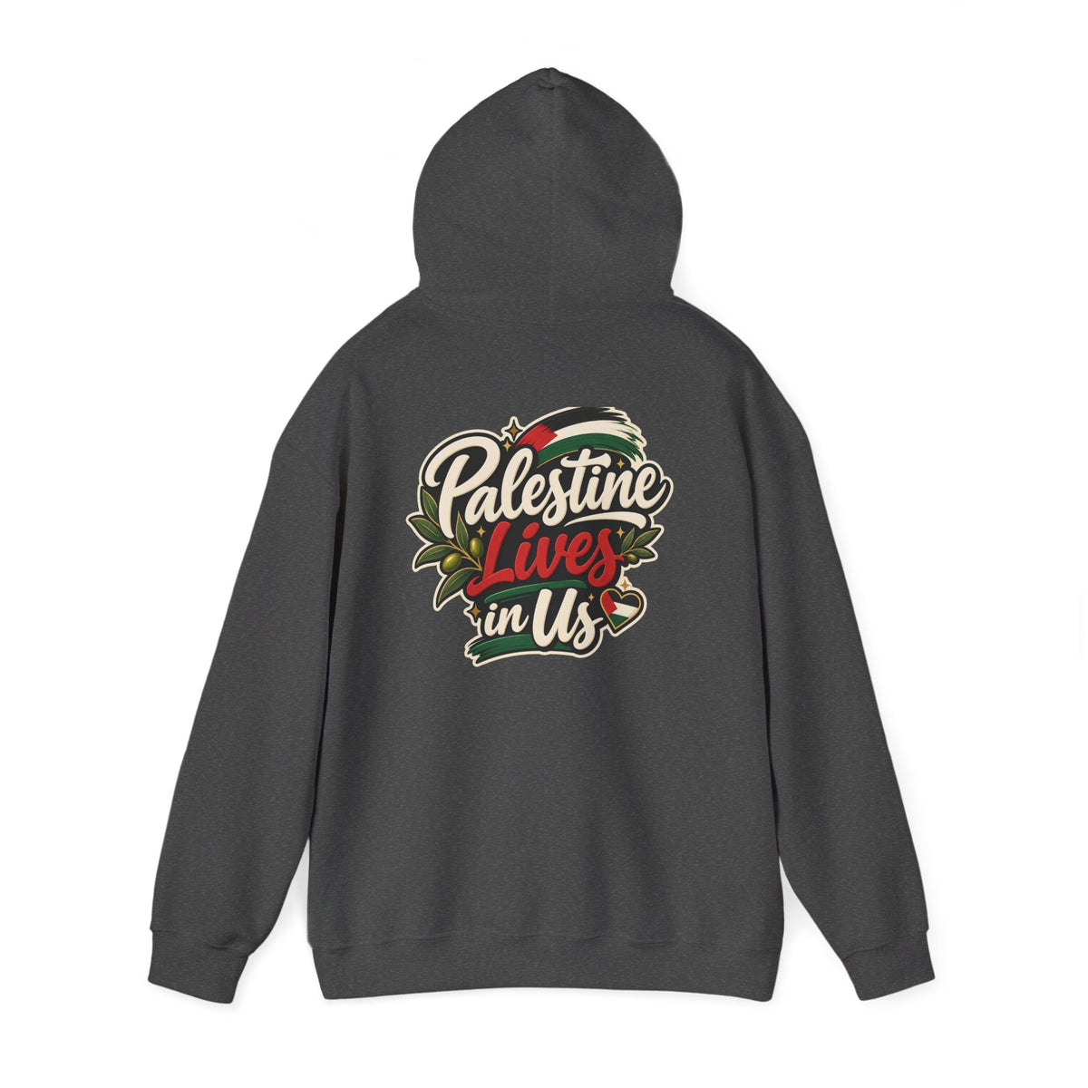 Hoodie — "Palestine Lives in Us" Graphic Hoodie
