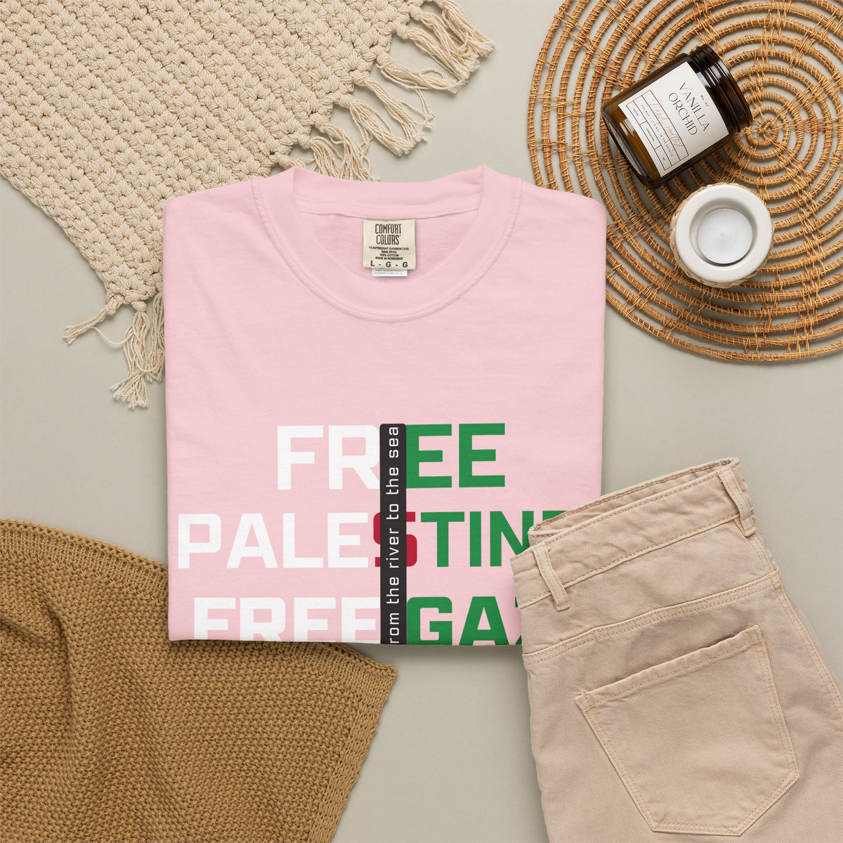 Free Palestine Free Gaza T-Shirt — Political Solidarity Tee