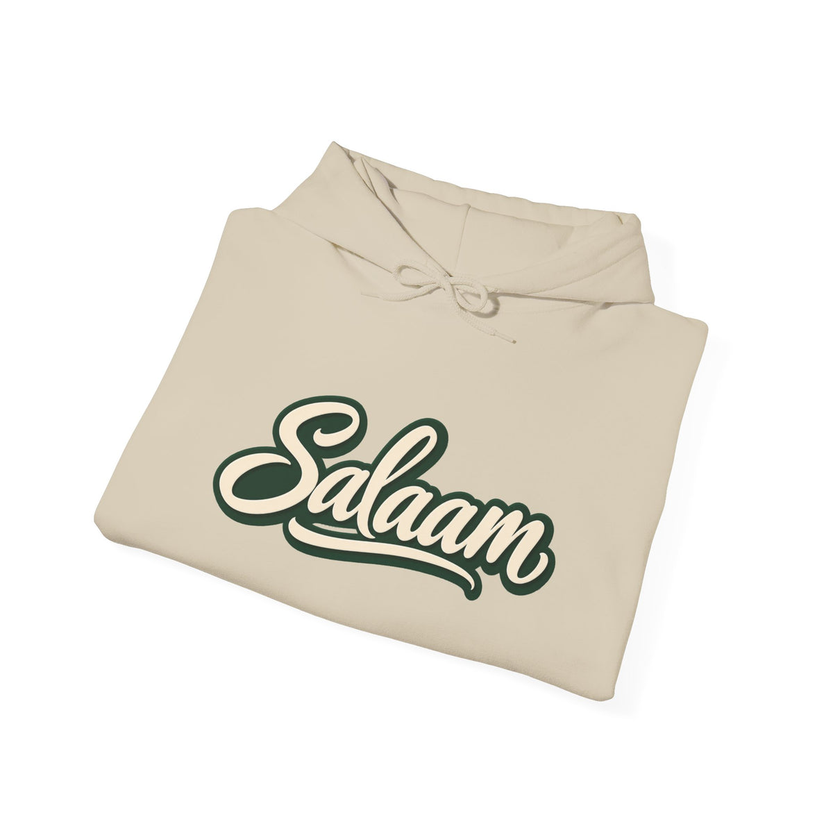 Salaam Hoodie — "Carry Peace Wherever You Go" Cozy Islamic Greeting Sweatshirt