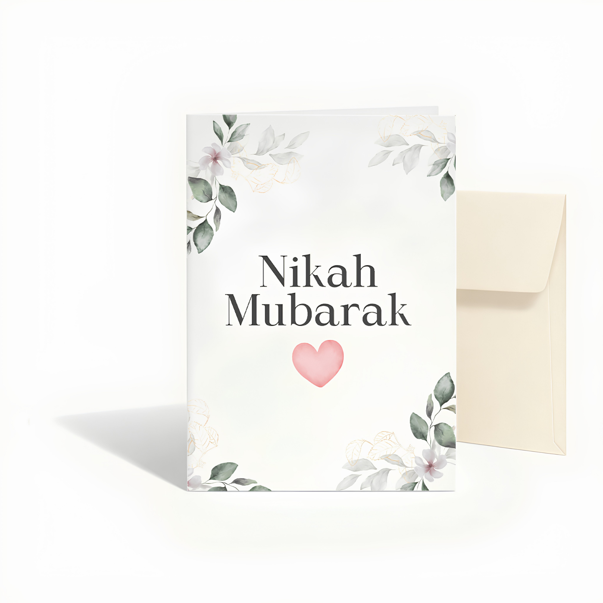 Nikah Mubarak Islamic Greeting Card | Nikah Mubarak Card