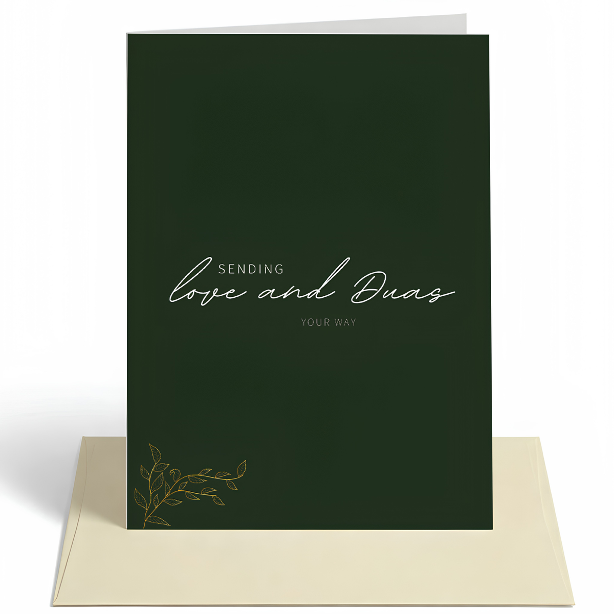 Sending Love and Du’as Islamic Greeting Card