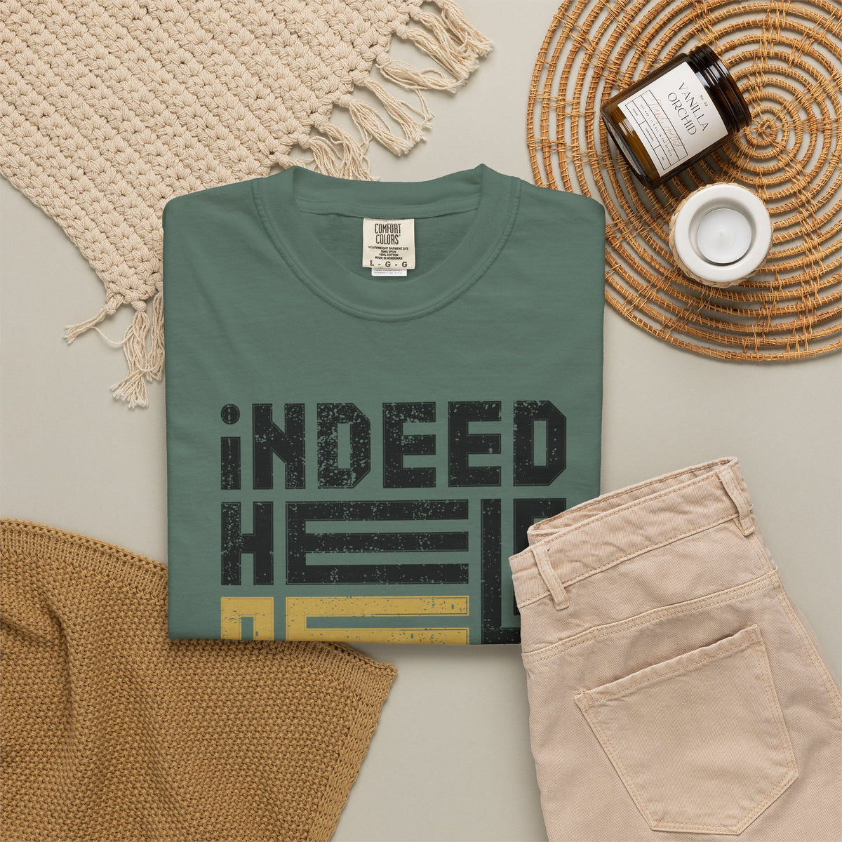 Indeed Help Of Allah Is Near T-Shirt — Qur'an 2:214 Islamic Calligraphy Tee