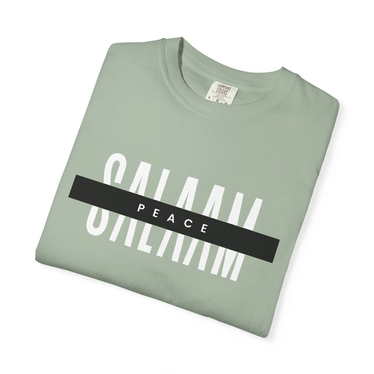 Salaam Peace T-Shirt — Minimal Islamic Greeting Tee