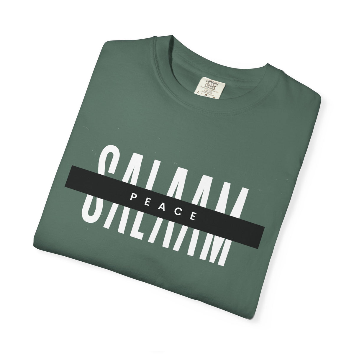 Salaam Peace T-Shirt — Minimal Islamic Greeting Tee