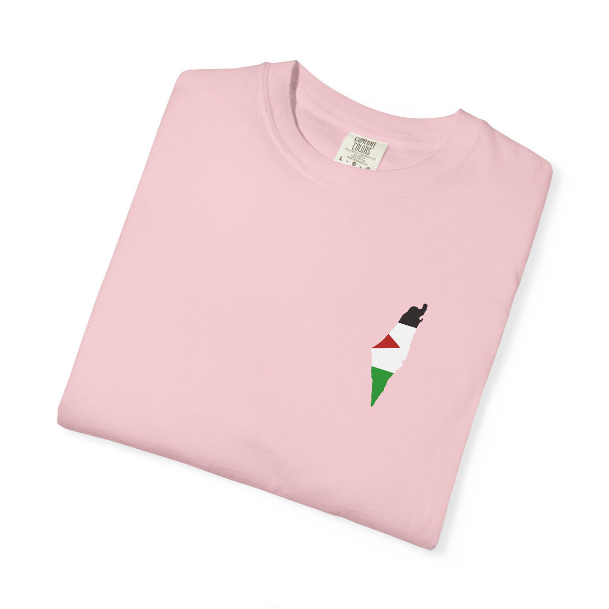 Palestine Map T-Shirt — Minimal Solidarity Tee