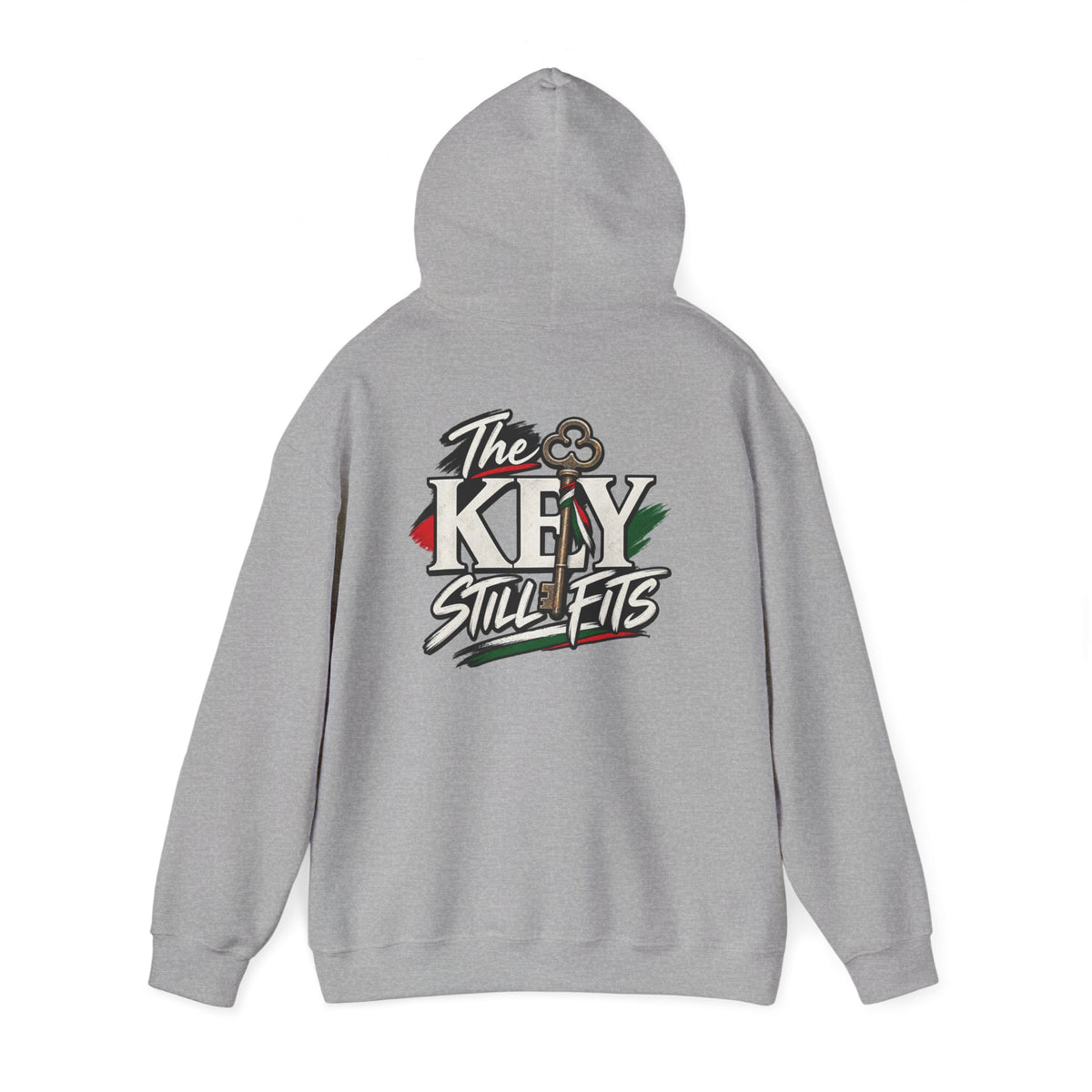 Hoodie — 'The Key Still Fits' Retro Script Logo Pullover