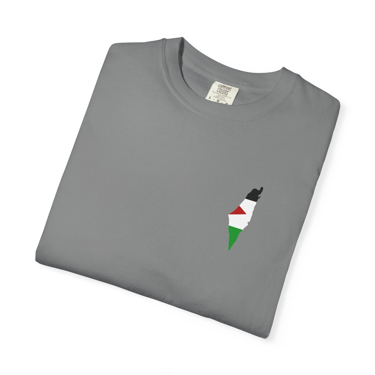 Palestine Map T-Shirt — Minimal Solidarity Tee