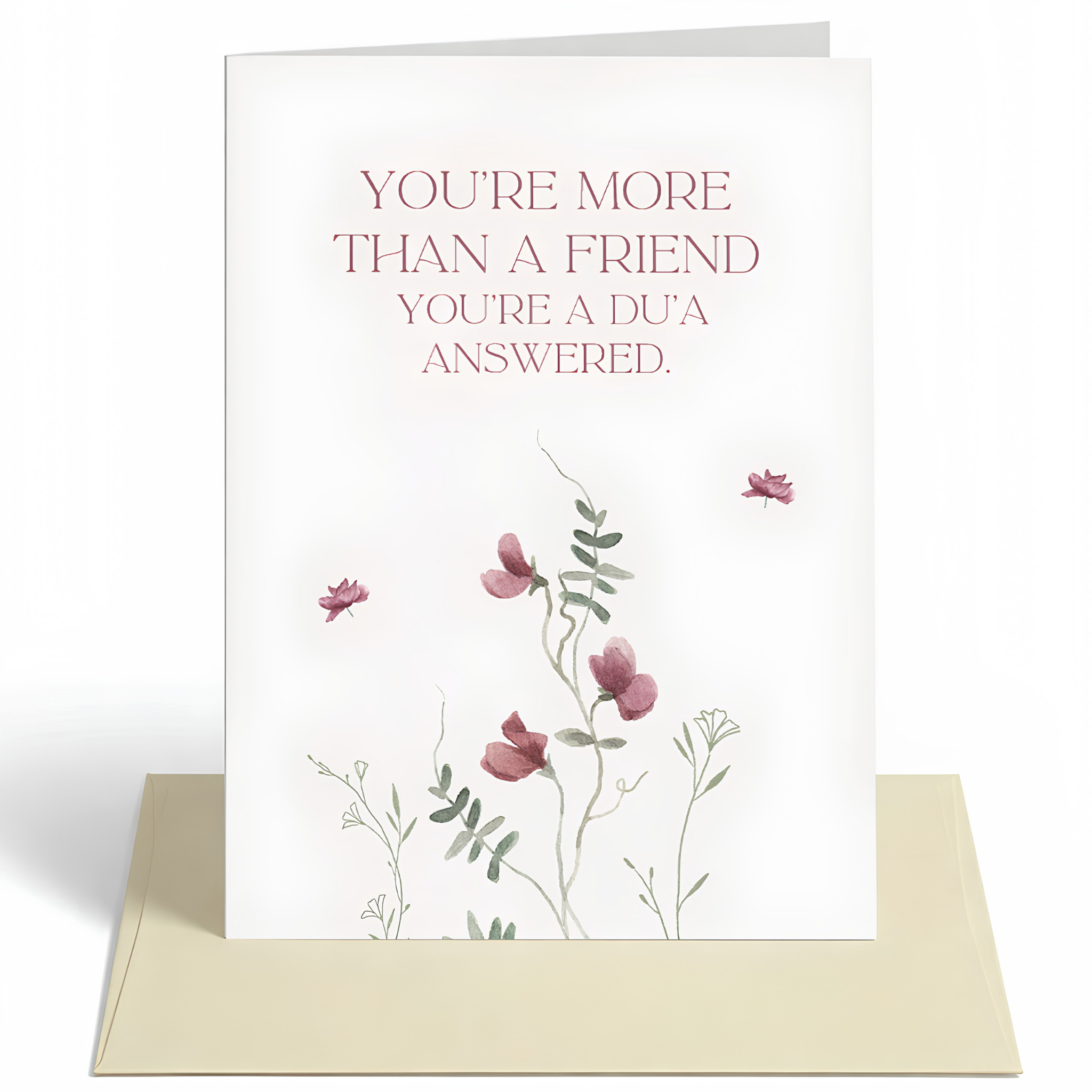 You’re more than a friend | Islamic Friendship Greeting Card