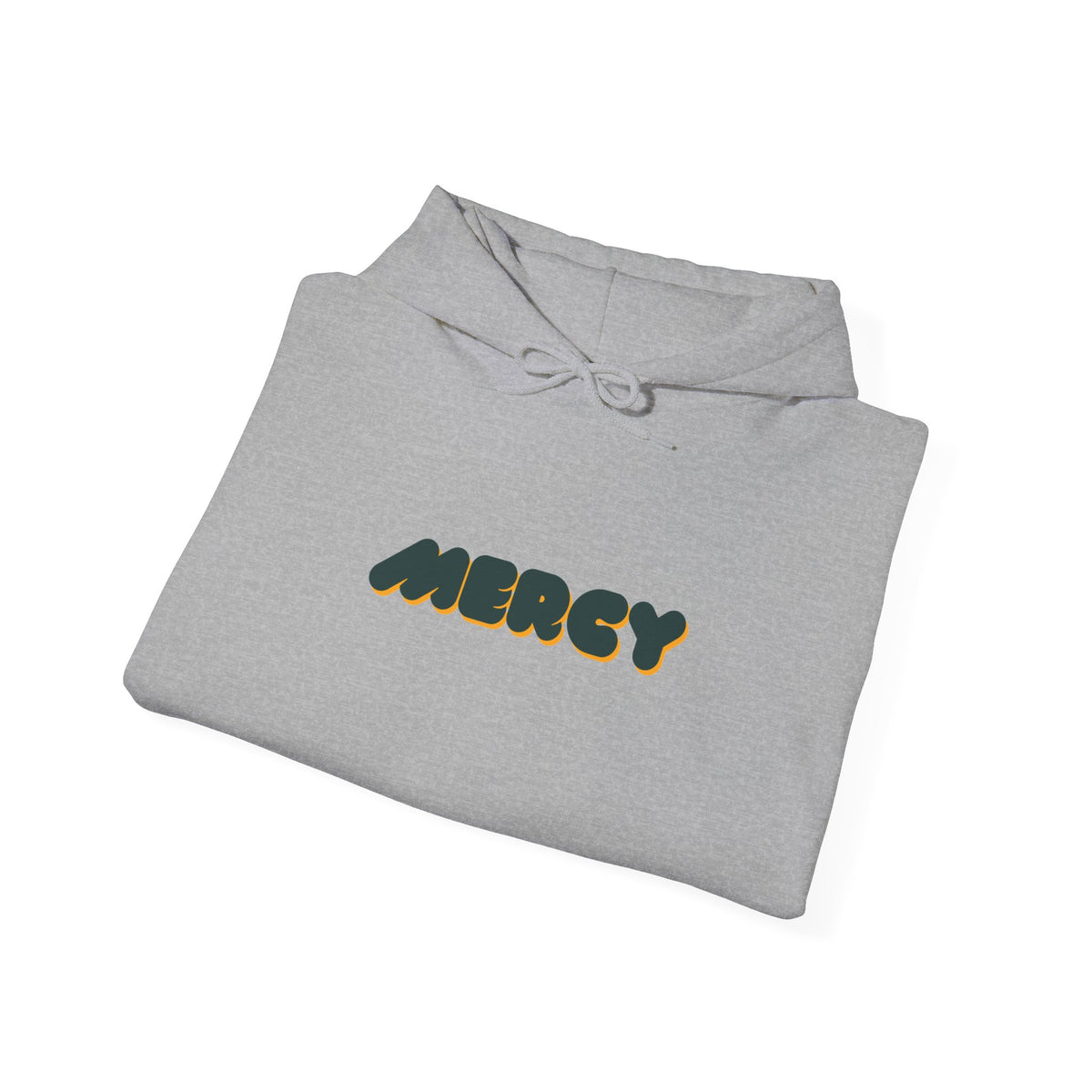 Mercy Retro Bubble Hoodie — Vintage-Inspired Mercy Graphic Sweatshirt