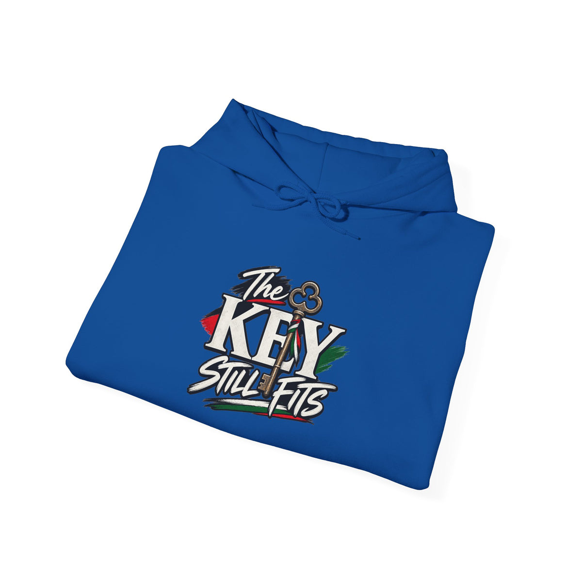 Hoodie — 'The Key Still Fits' Retro Script Logo Pullover