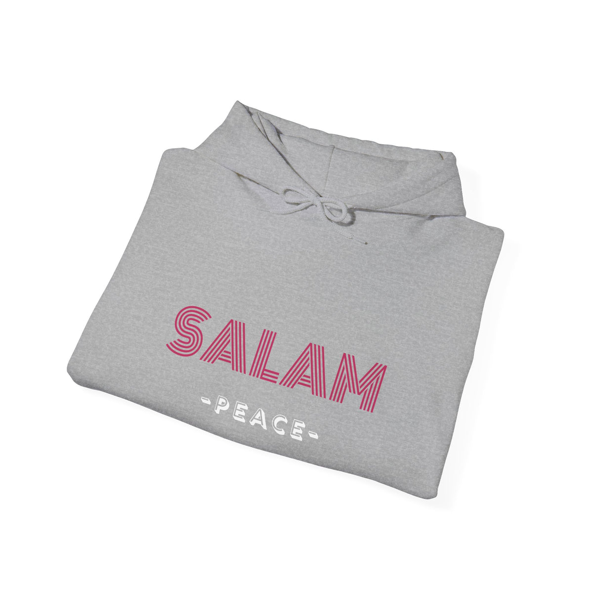 Salam Peace Hoodie — 'SALAM' Typography Peaceful Message Sweatshirt