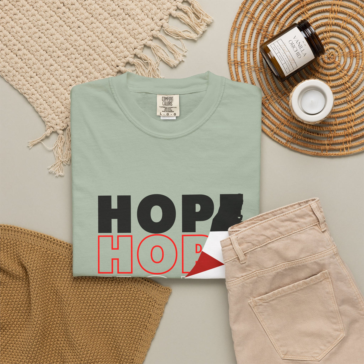 Hope Flag T-Shirt — Palestine Graphic Tee