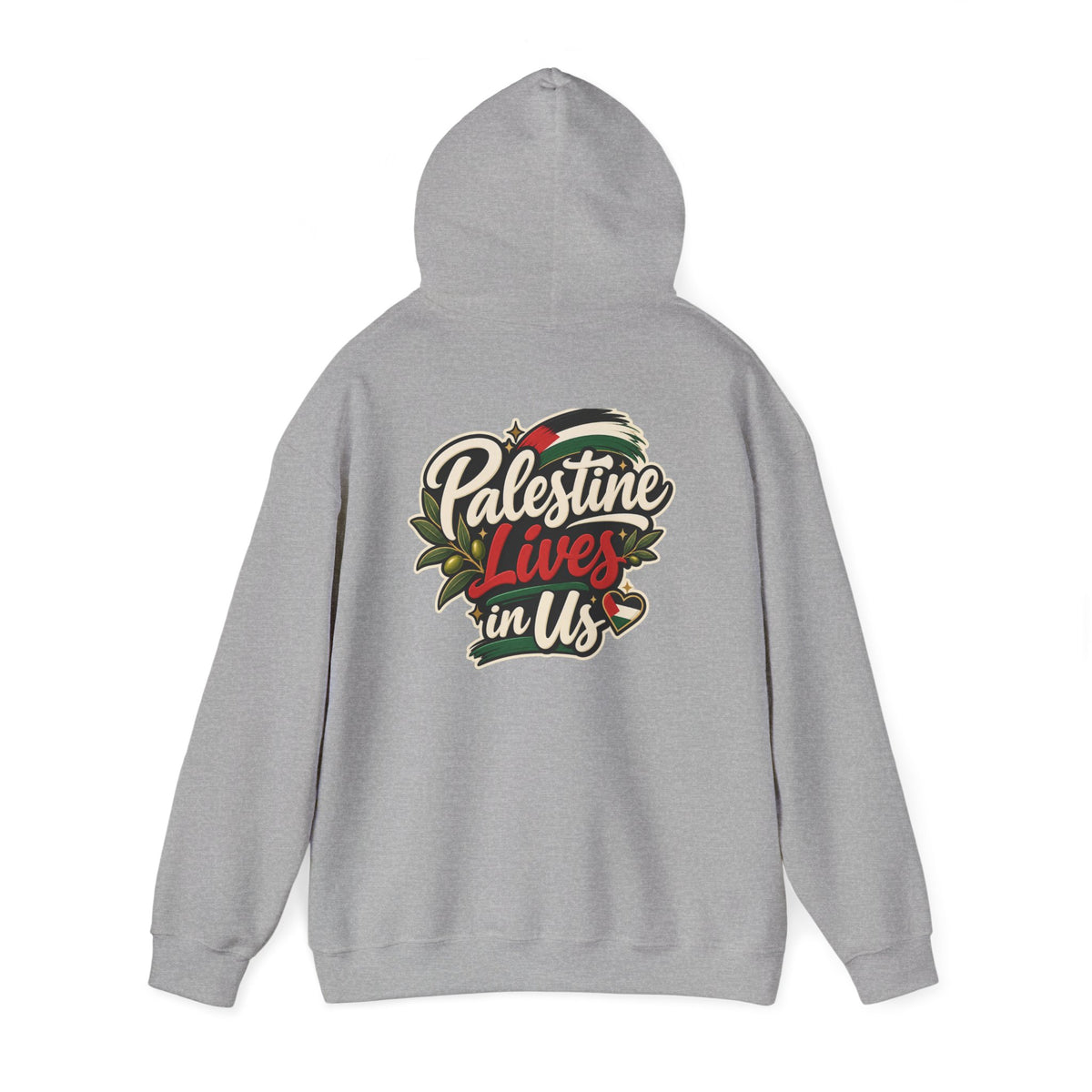 Hoodie — "Palestine Lives in Us" Graphic Hoodie