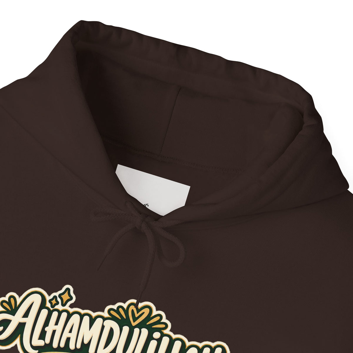 Alhamdulillah Hoodie — 'Through Every Chapter' Inspirational Islamic Pullover