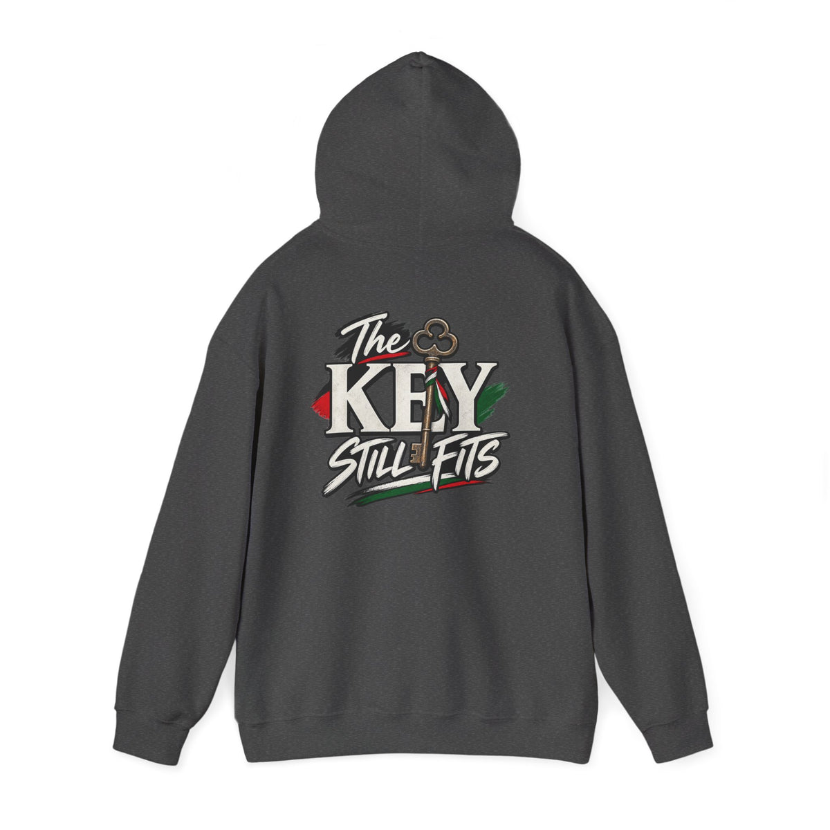 Hoodie — 'The Key Still Fits' Retro Script Logo Pullover