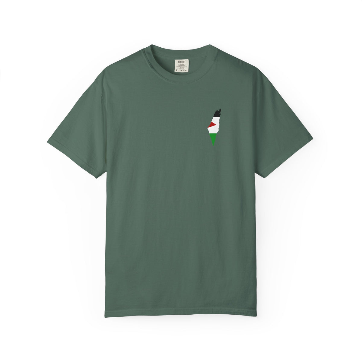 Palestine Map T-Shirt — Minimal Solidarity Tee
