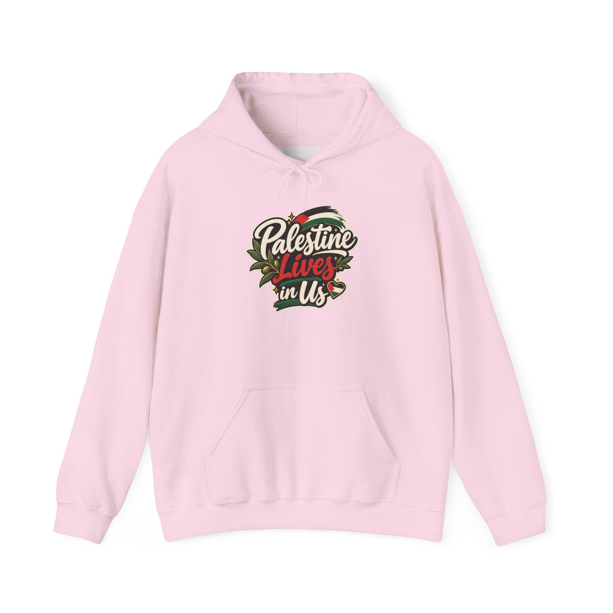Hoodie — "Palestine Lives in Us" Graphic Hoodie