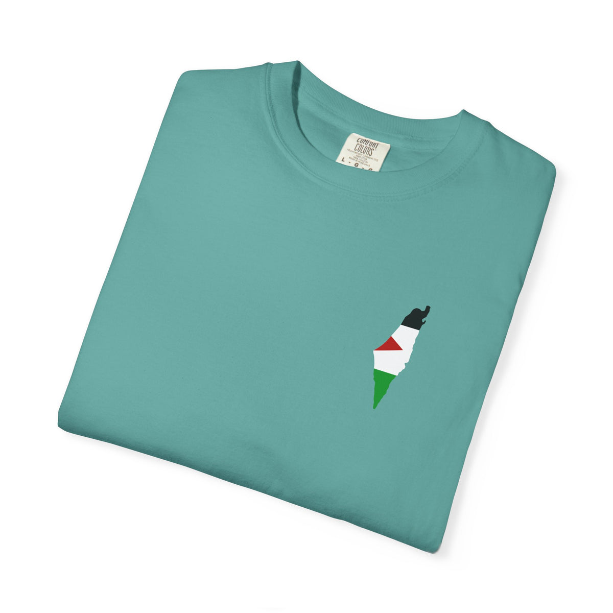 Palestine Map T-Shirt — Minimal Solidarity Tee
