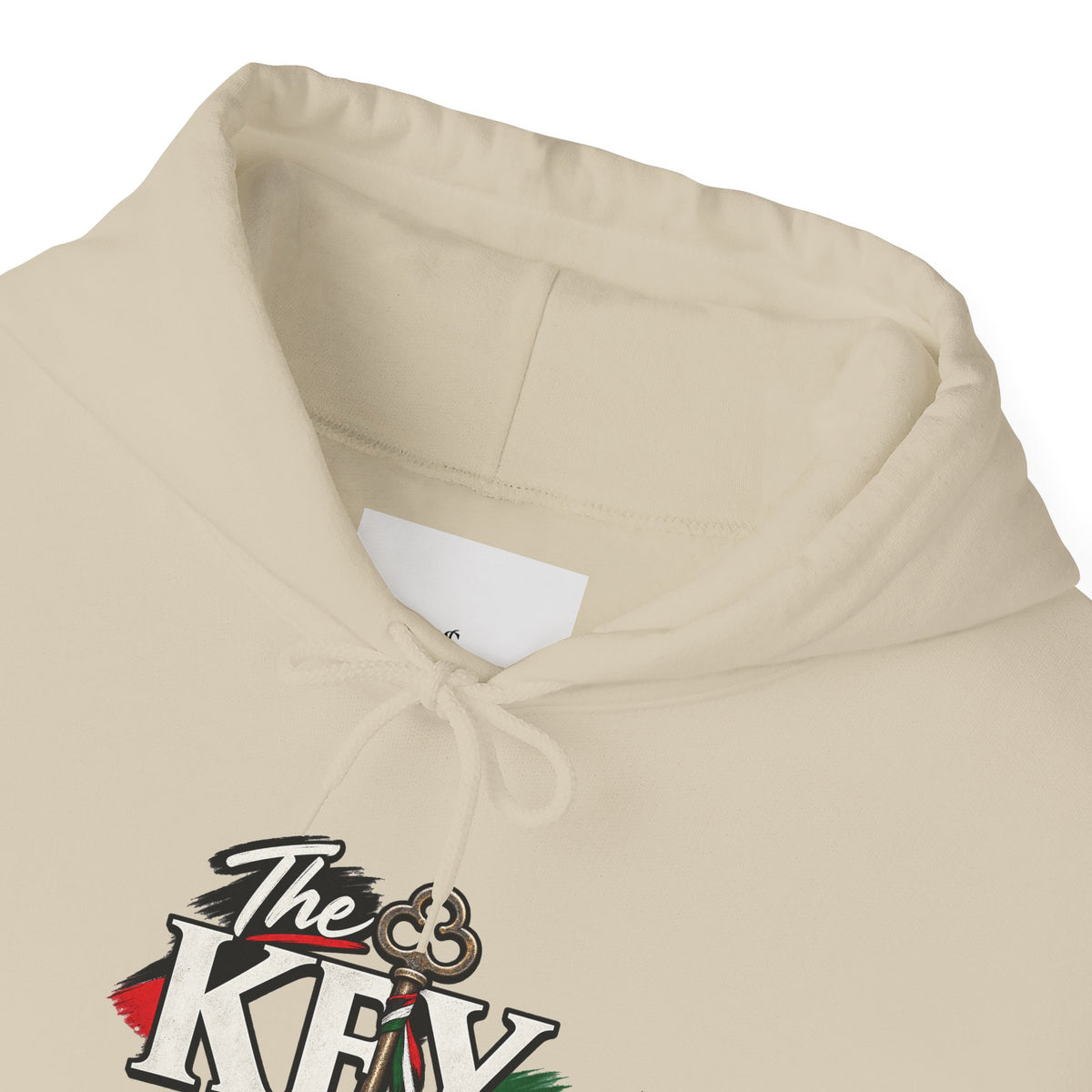 Hoodie — 'The Key Still Fits' Retro Script Logo Pullover