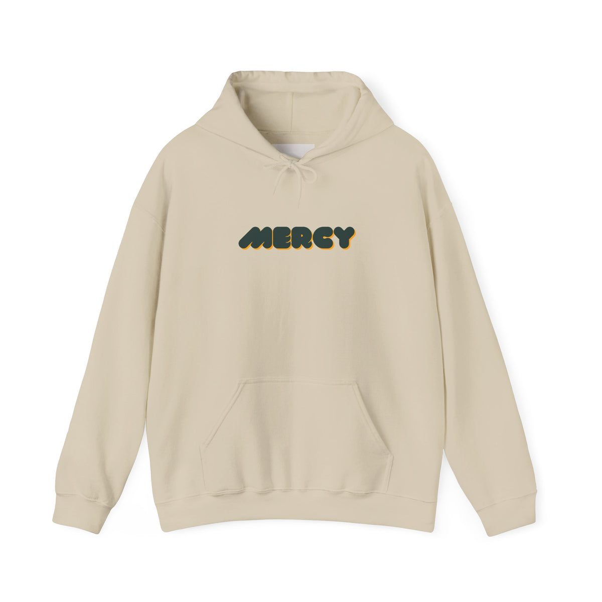 Mercy Retro Bubble Hoodie — Vintage-Inspired Mercy Graphic Sweatshirt