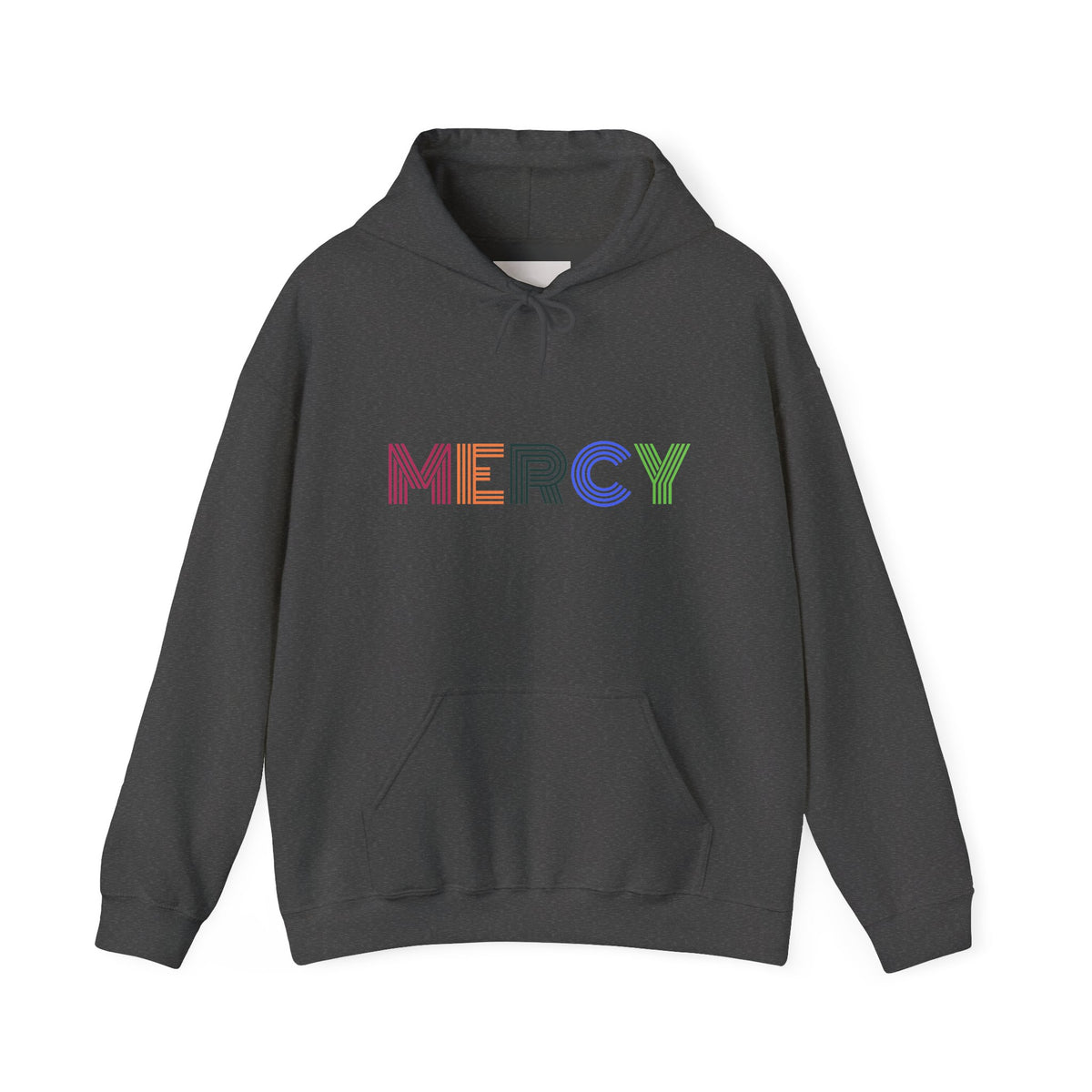 Mercy Hoodie — Colorful Mercy Graphic Hooded Sweatshirt