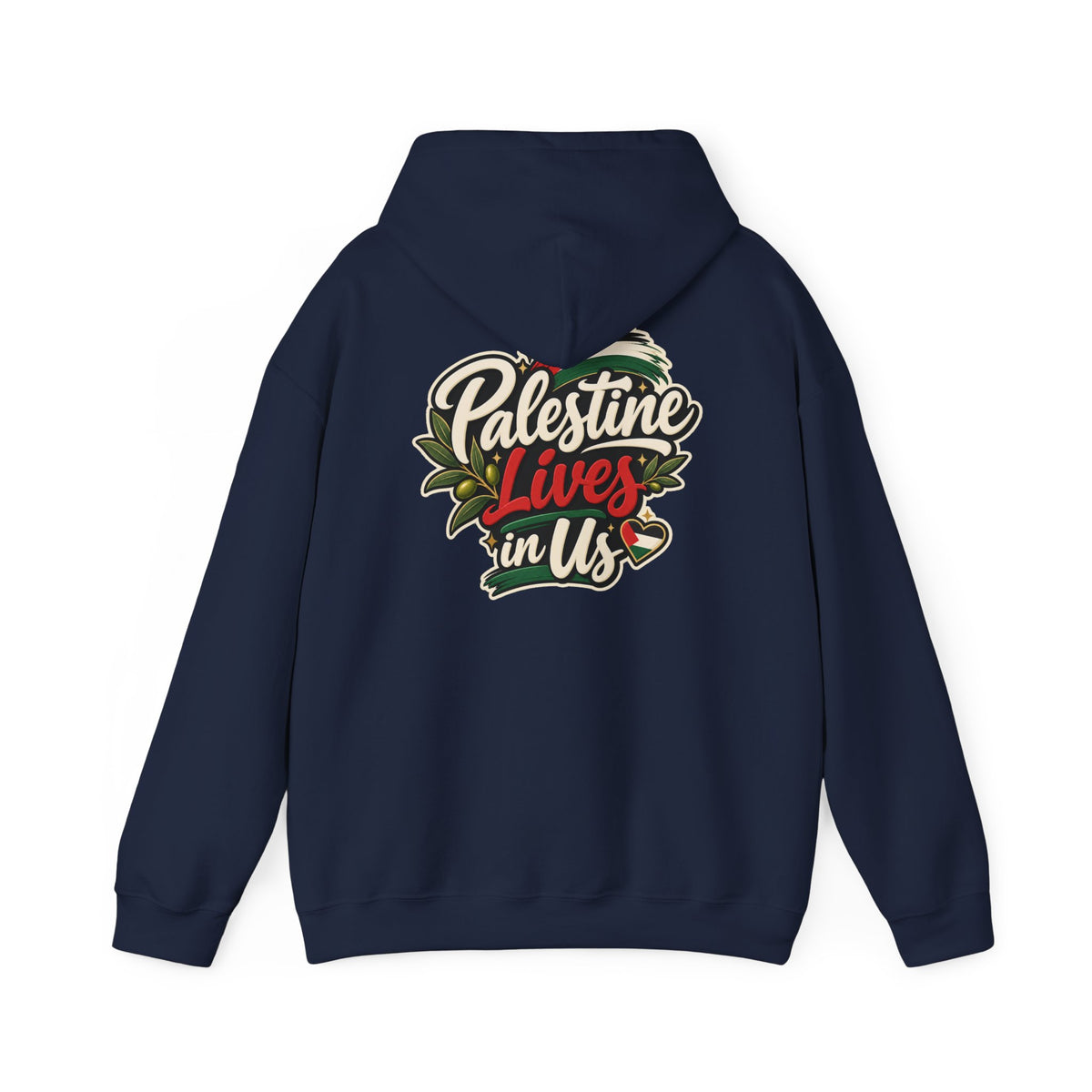 Hoodie — "Palestine Lives in Us" Graphic Hoodie