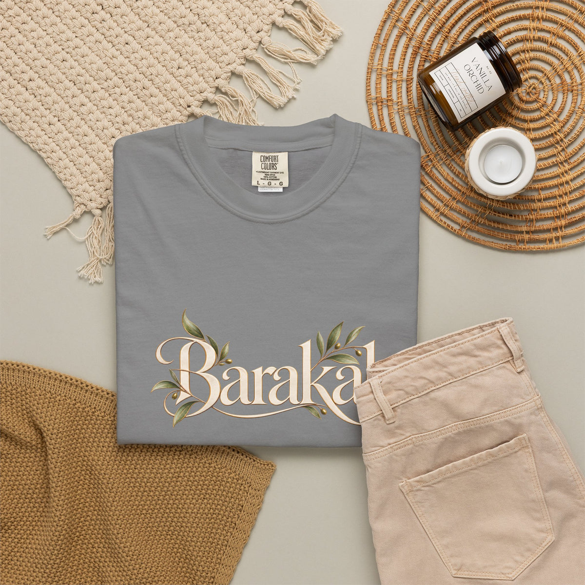 Barakah Floral Script T-Shirt