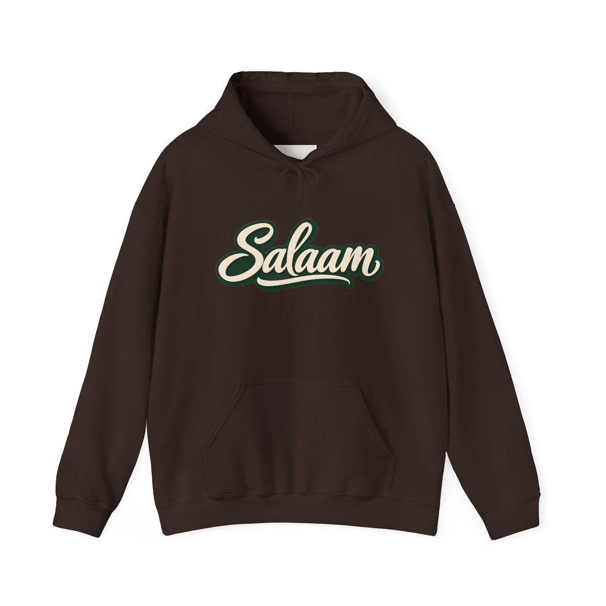 Salaam Hoodie — "Carry Peace Wherever You Go" Cozy Islamic Greeting Sweatshirt