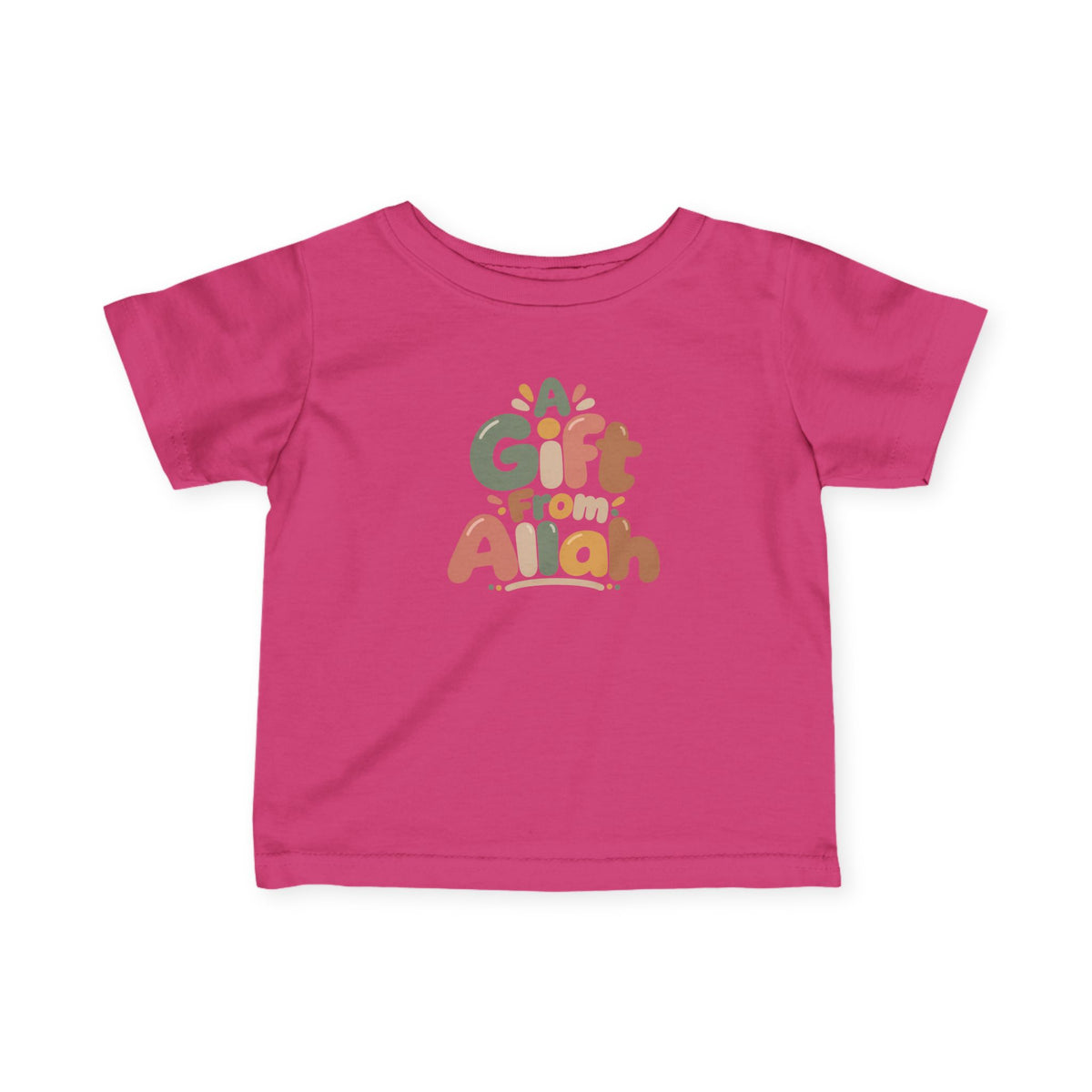 Infant Tee — "A Gift From Allah" Cute Islamic Baby Shirt