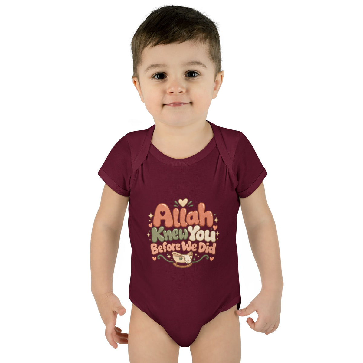 Infant Bodysuit – "Allah Knew You Before We Did" Muslim Baby Onesie