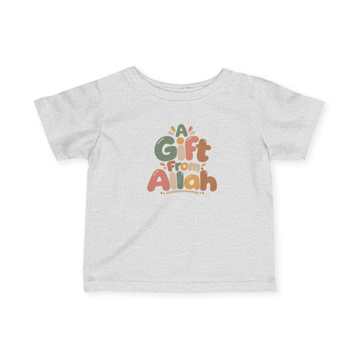 Infant Tee — "A Gift From Allah" Cute Islamic Baby Shirt