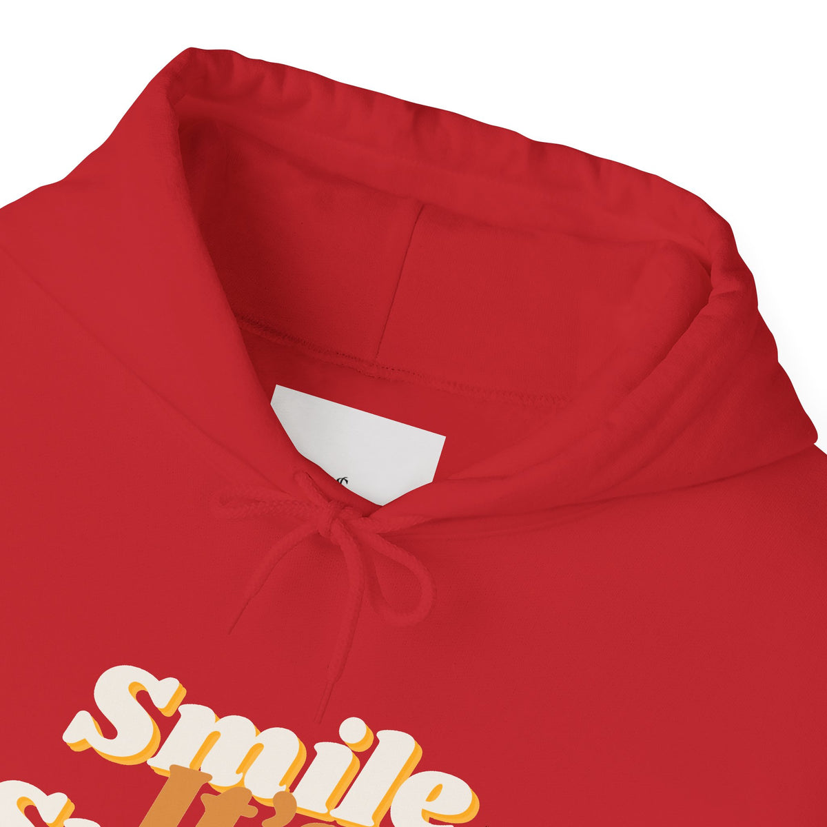 Smile It's Sunnah Hoodie — Retro Yellow Script Hoodie